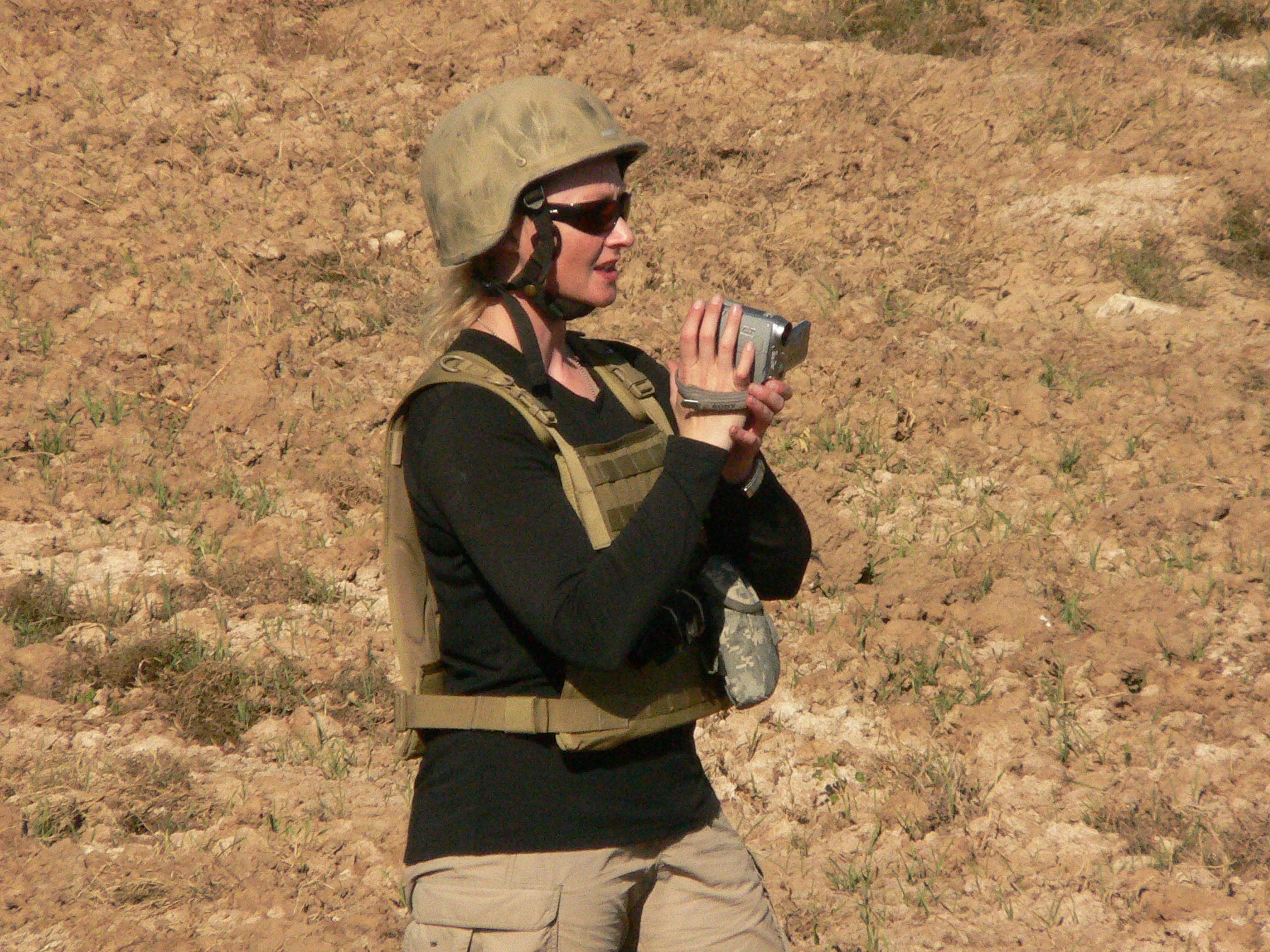 War Reporter Alex Quade covering Special Operations Forces in Iraq.