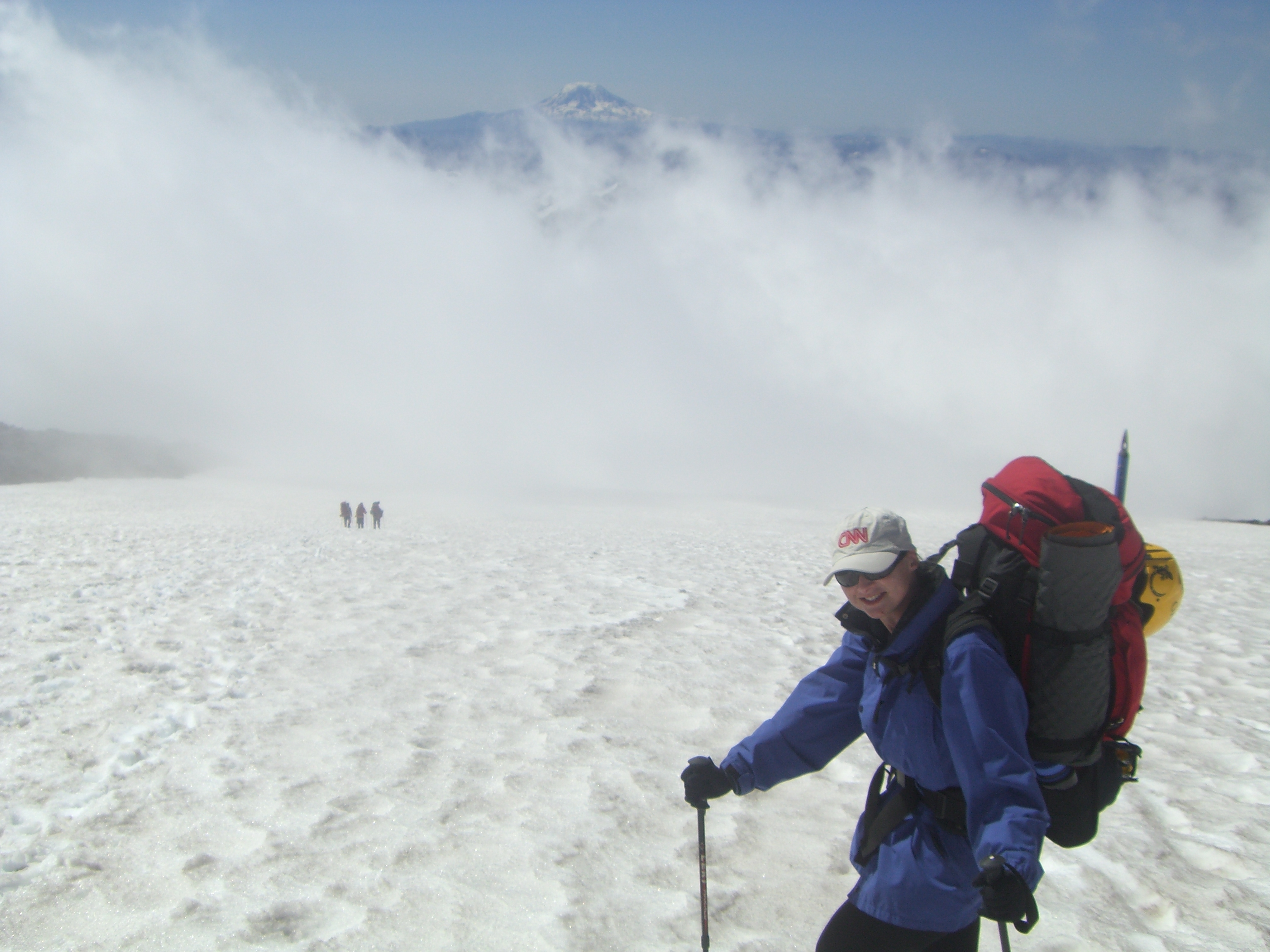 War Reporter Alex Quade climbing Mt.Rainier with wounded Special Operators, including Navy SEAL Ryan Job (of 