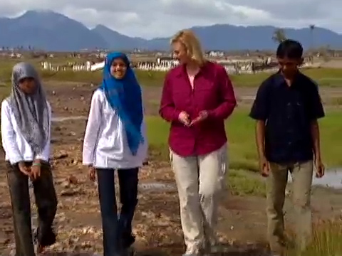CNN Correspondent Alex Quade in Bande Aceh, Indonesia, revisiting the children of the tsunami on the one year anniversary, for CNN Presents and CNN International.