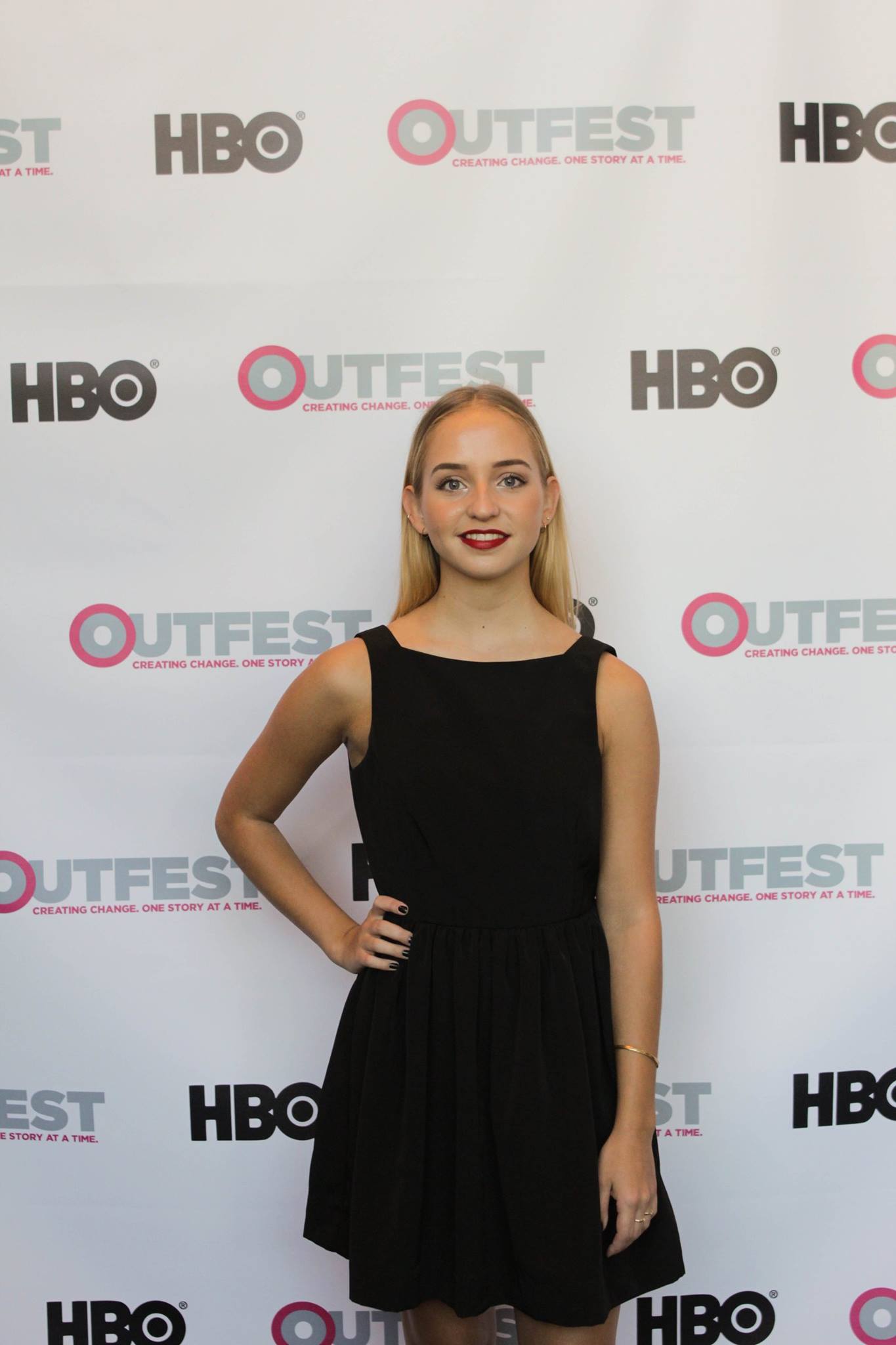 Rosa van Iterson at the screening of 'Caged' at Outfest filmfestival 2015