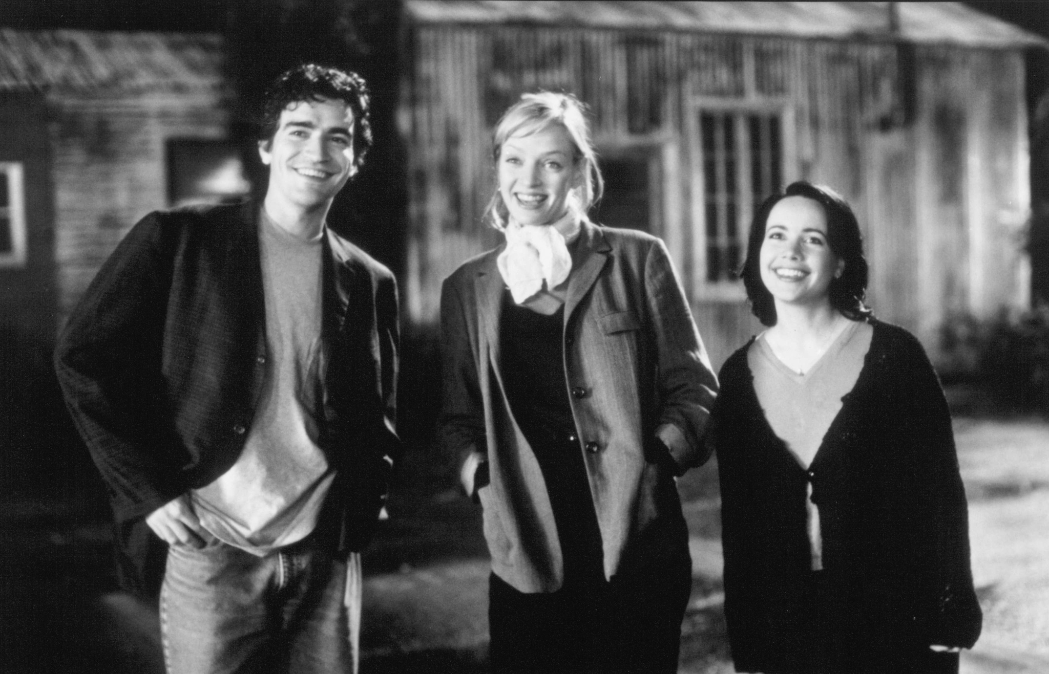 Still of Uma Thurman, Janeane Garofalo and Ben Chaplin in The Truth About Cats & Dogs (1996)