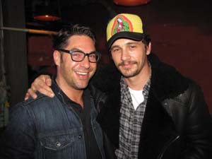 Me and James Franco at the As I Lay Dying Wrap Party in Jackson, Mississippi