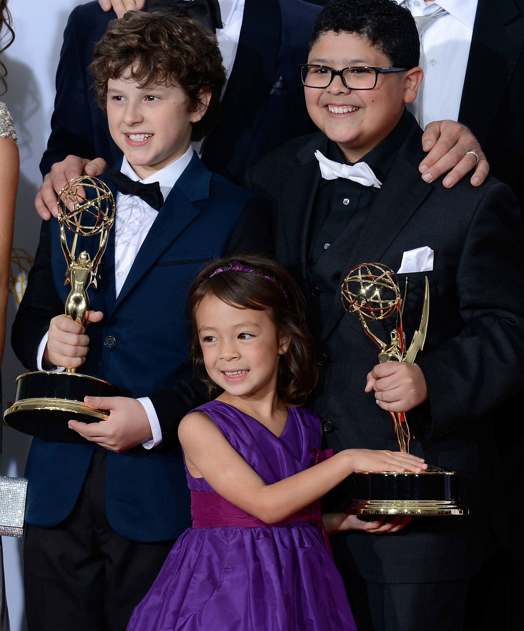 Nolan Gould, Rico Rodriguez and Aubrey Anderson-Emmons at event of The 64th Primetime Emmy Awards (2012)