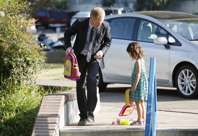 Still of Jesse Tyler Ferguson and Aubrey Anderson-Emmons in Moderni seima (2009)