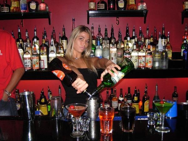 NY School of Bartending - Ft.Lauderdale Florida PROMO Picture that was used in Numerous magazines.. 1 of them was 