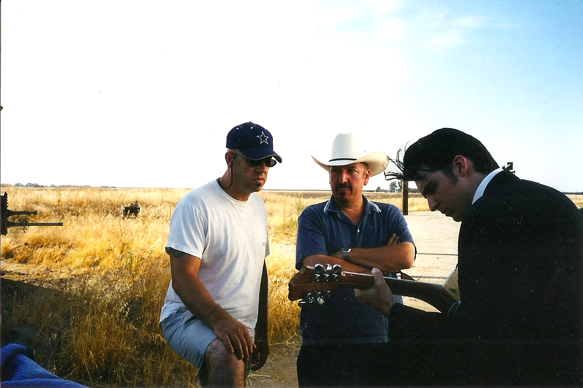 Max, Brad and Mike on the set of Don't Let Go. August 2000, Porterville, CA.