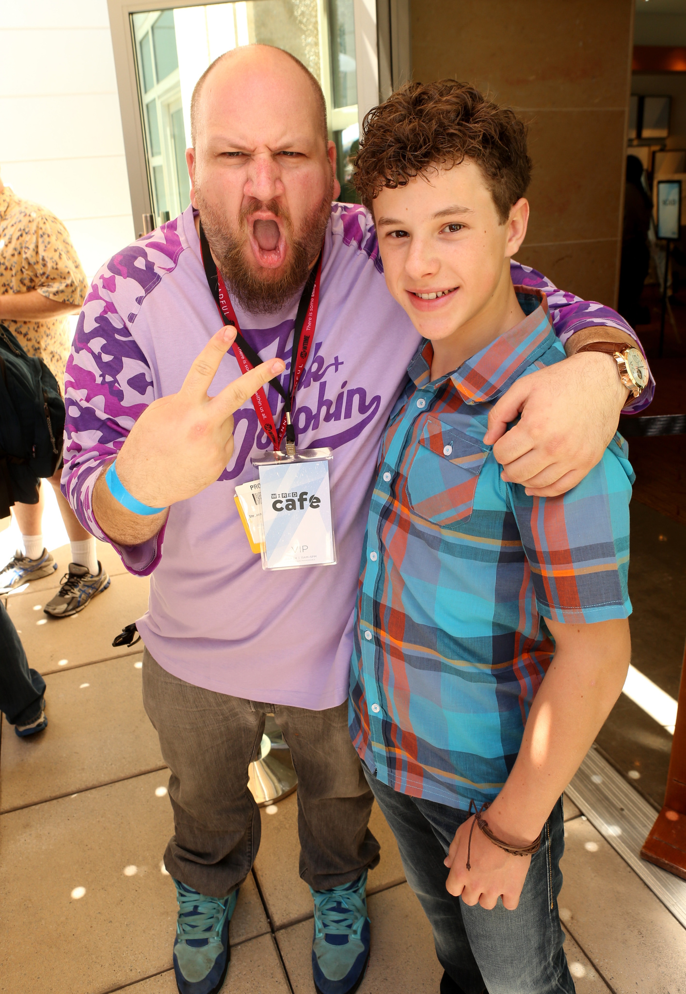 Nolan Gould and Stephen Kramer