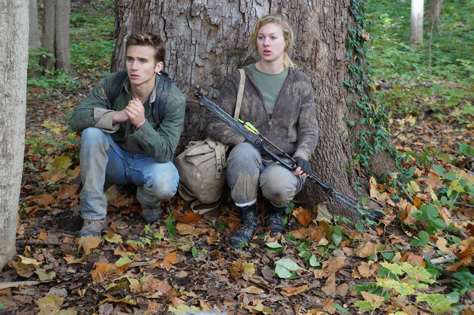 Still of Landon Tavernier and Maggie Gilliam in Flowers of the Fall