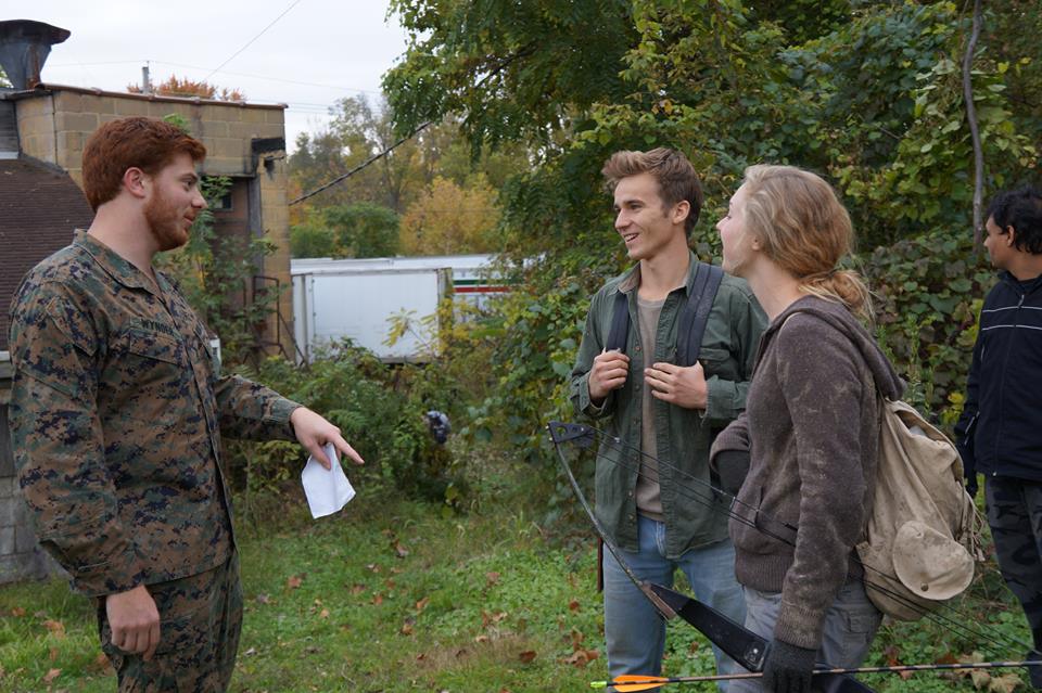 Still of Ethan Burch, Landon Tavernier and Maggie Gilliam in Flowers of the Fall