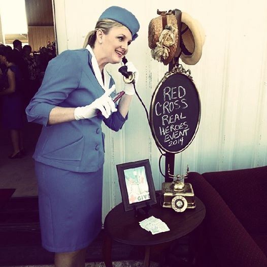 Red Cross Real Hero's Event at the Fresno International Airport Corporate Hangar...2014