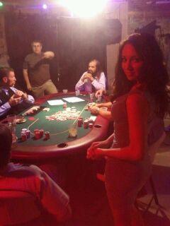 On set of Wayward: The Prodigal Son. Poker scene