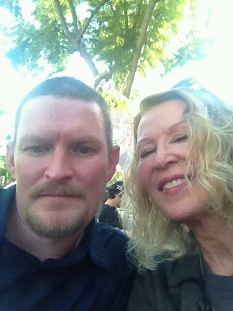 Brad Ryal, Actress Leslie Easterbrook Selfie