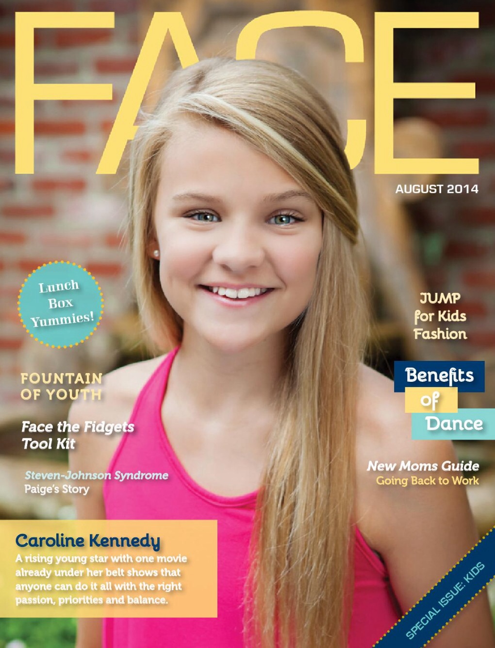 Cover Photo FACE Magazine August issue, 2014