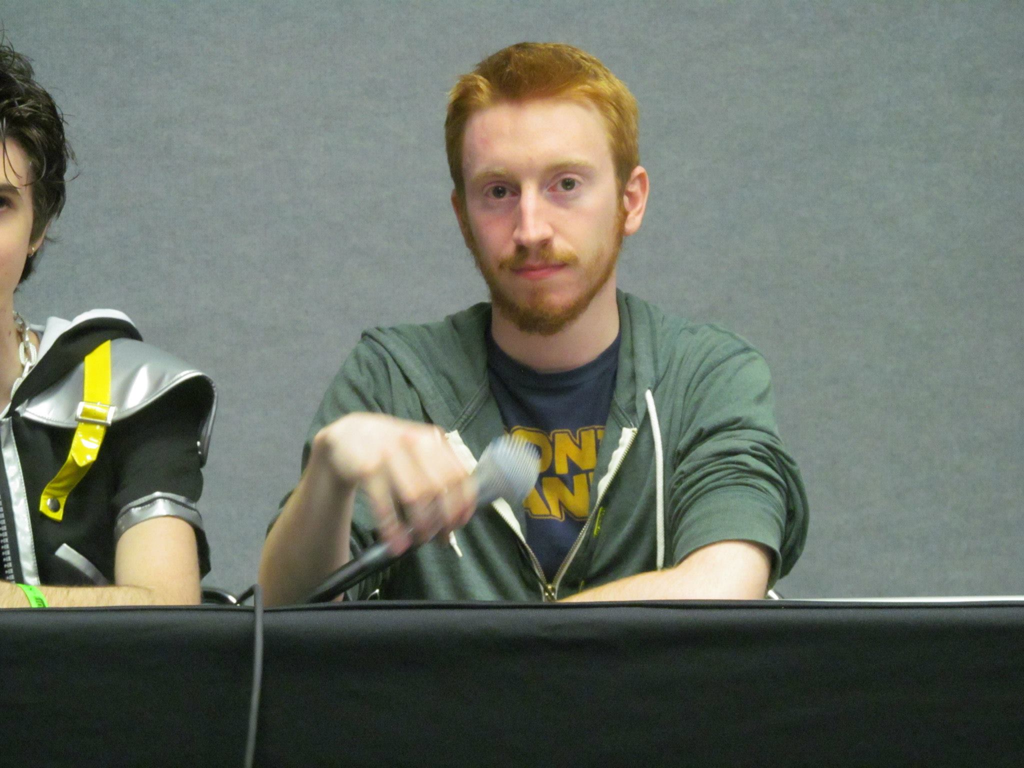 Franklin Ritch at a pannel at Megacon.