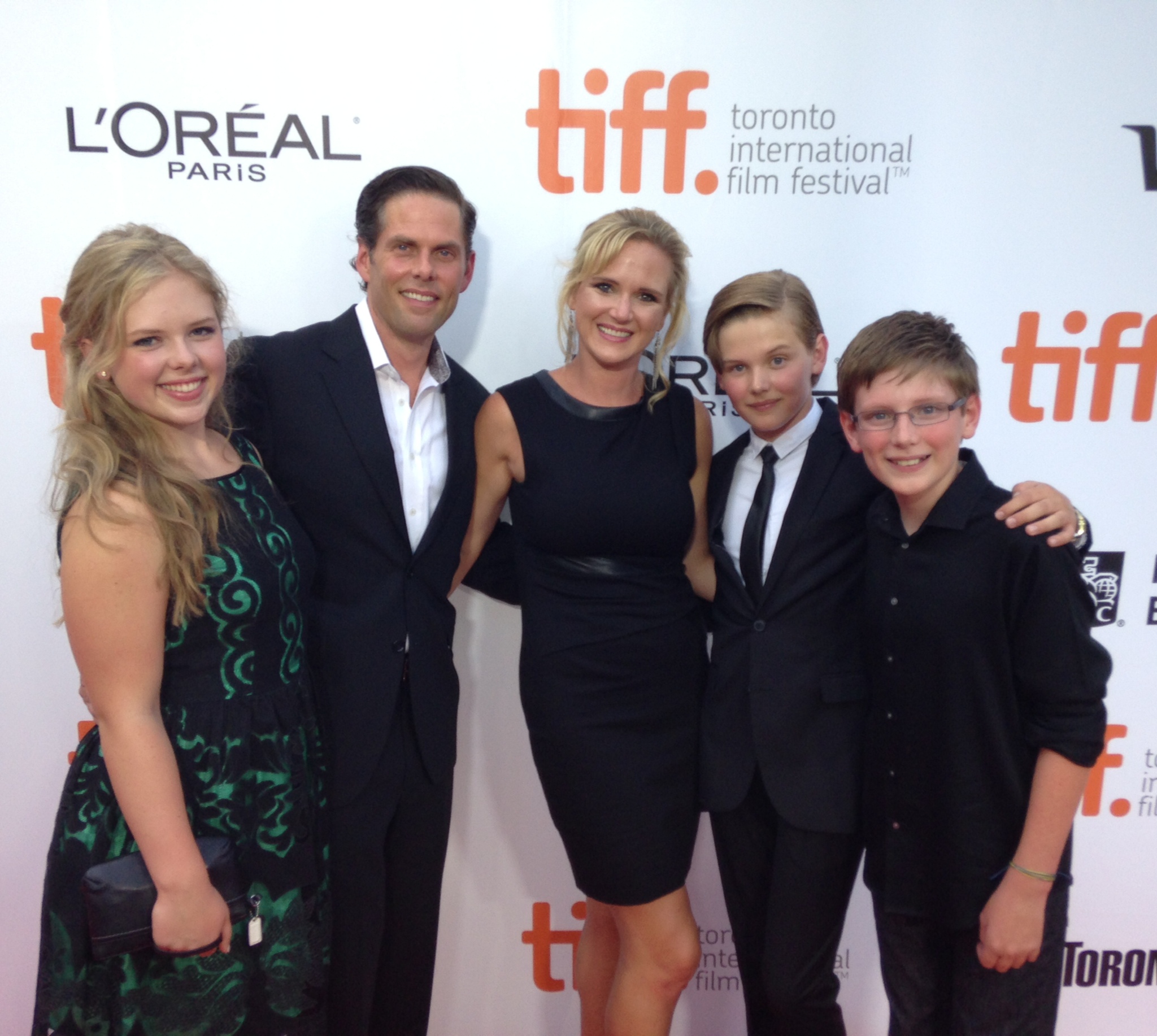 Mackenzie, Rooter, Ginny, Garrett & Mason Wareing | Boychoir Gala World Premiere - Toronto International Film Festival - September 5, 2014