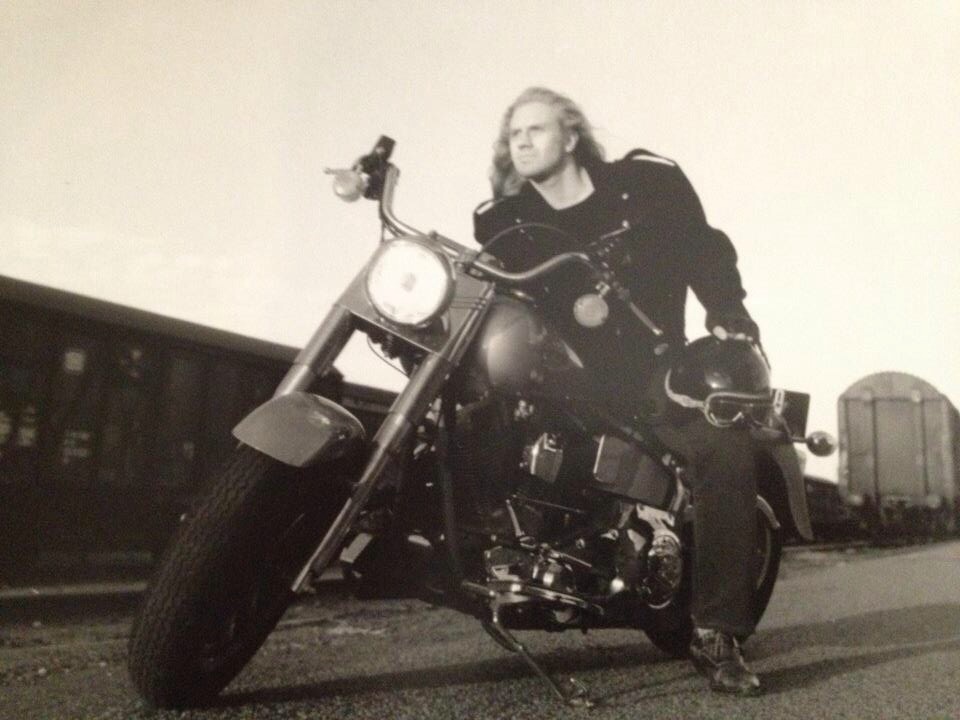 Harley Davidson photo shoot in a Sweden