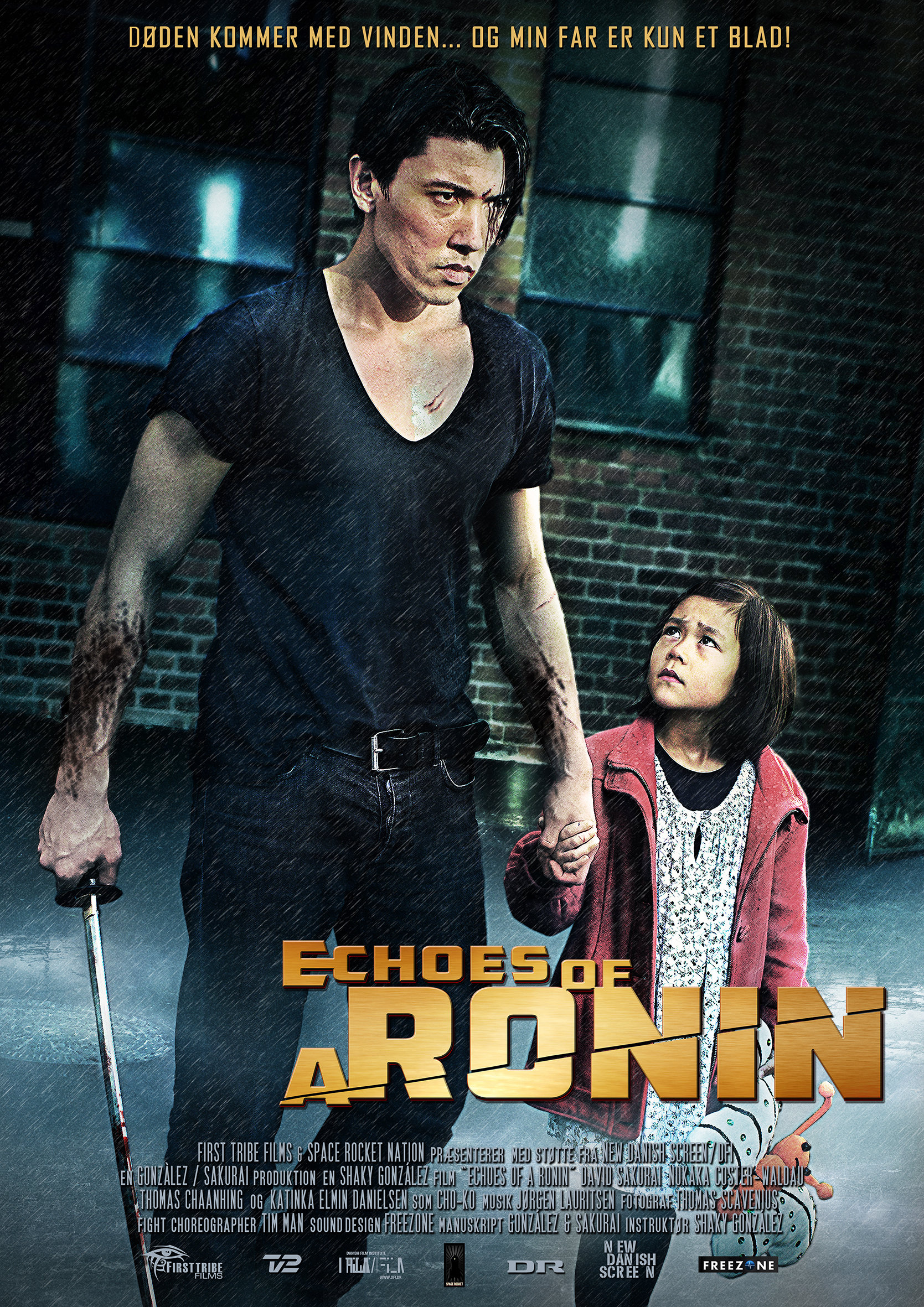 Shaky González, David Sakurai and Katinka Elmin Danielsen in Echoes of a Ronin (2014)