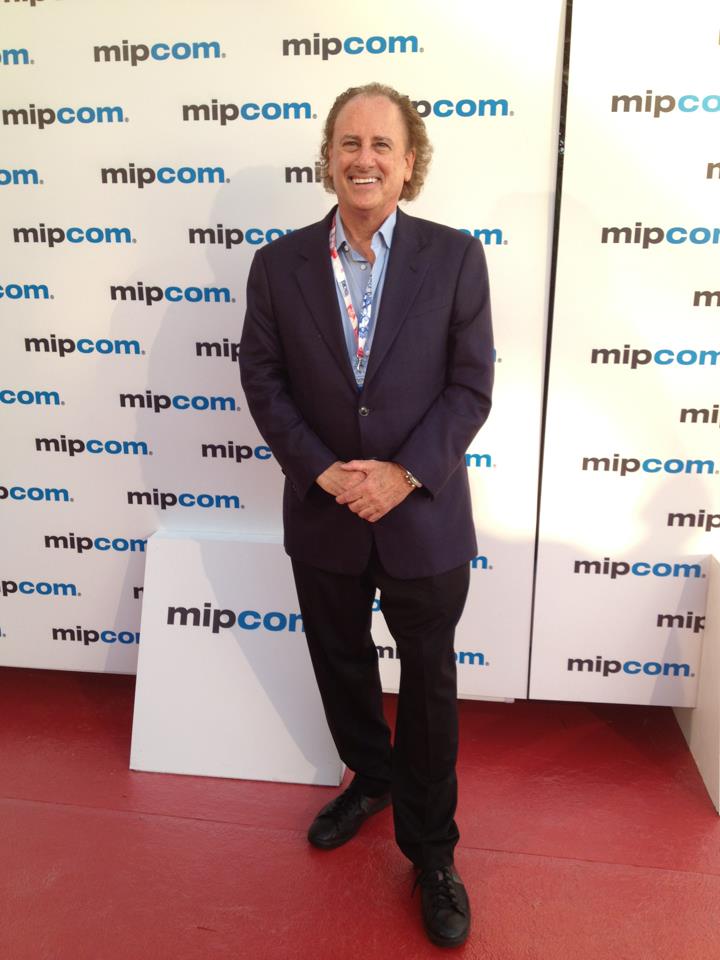 Director Mark L. Lester at Mipcom, Cannes, France