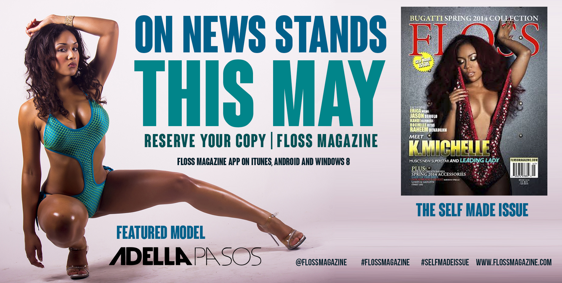 Floss Magazine - Featured Model May 2014 - Adella Pasos