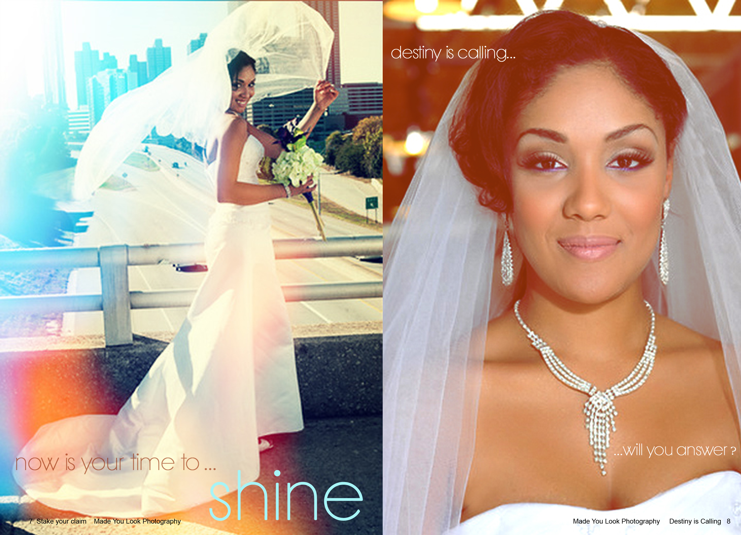 Wedding Editorial Spread - Magazine Adella Pasos