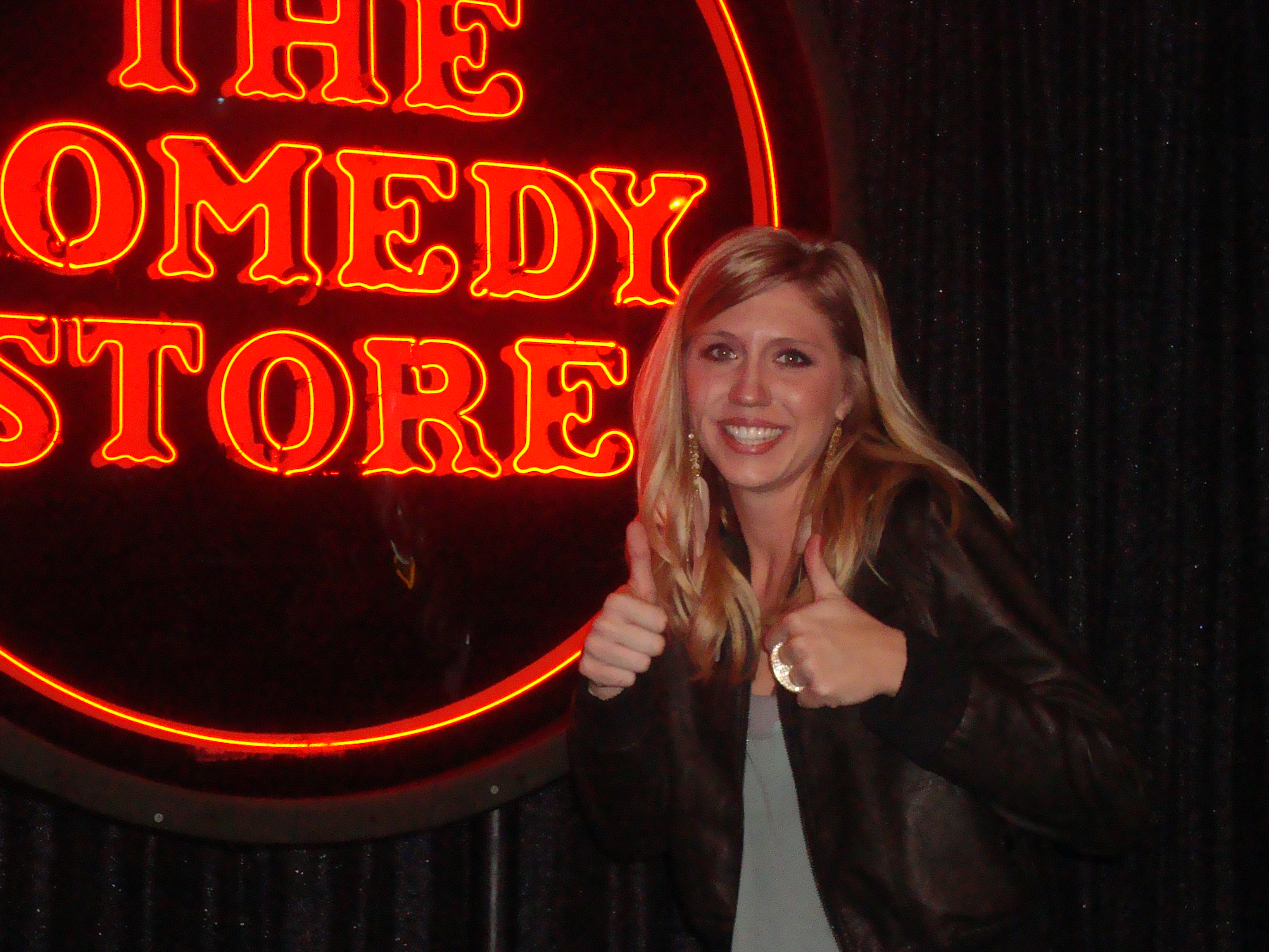 Performing at the Comedy Store