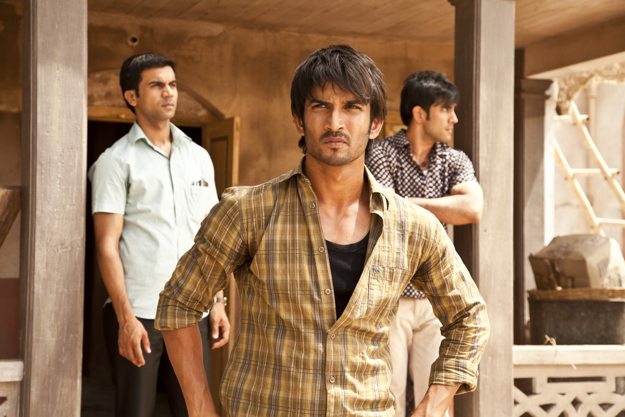 Still of Amit Sadh, Sushant Singh Rajput and Rajkummar Rao in Kai po che! (2013)