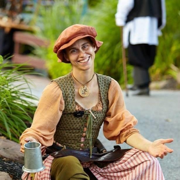 Stephanie as Farrier at the PA Renaissance Faire.