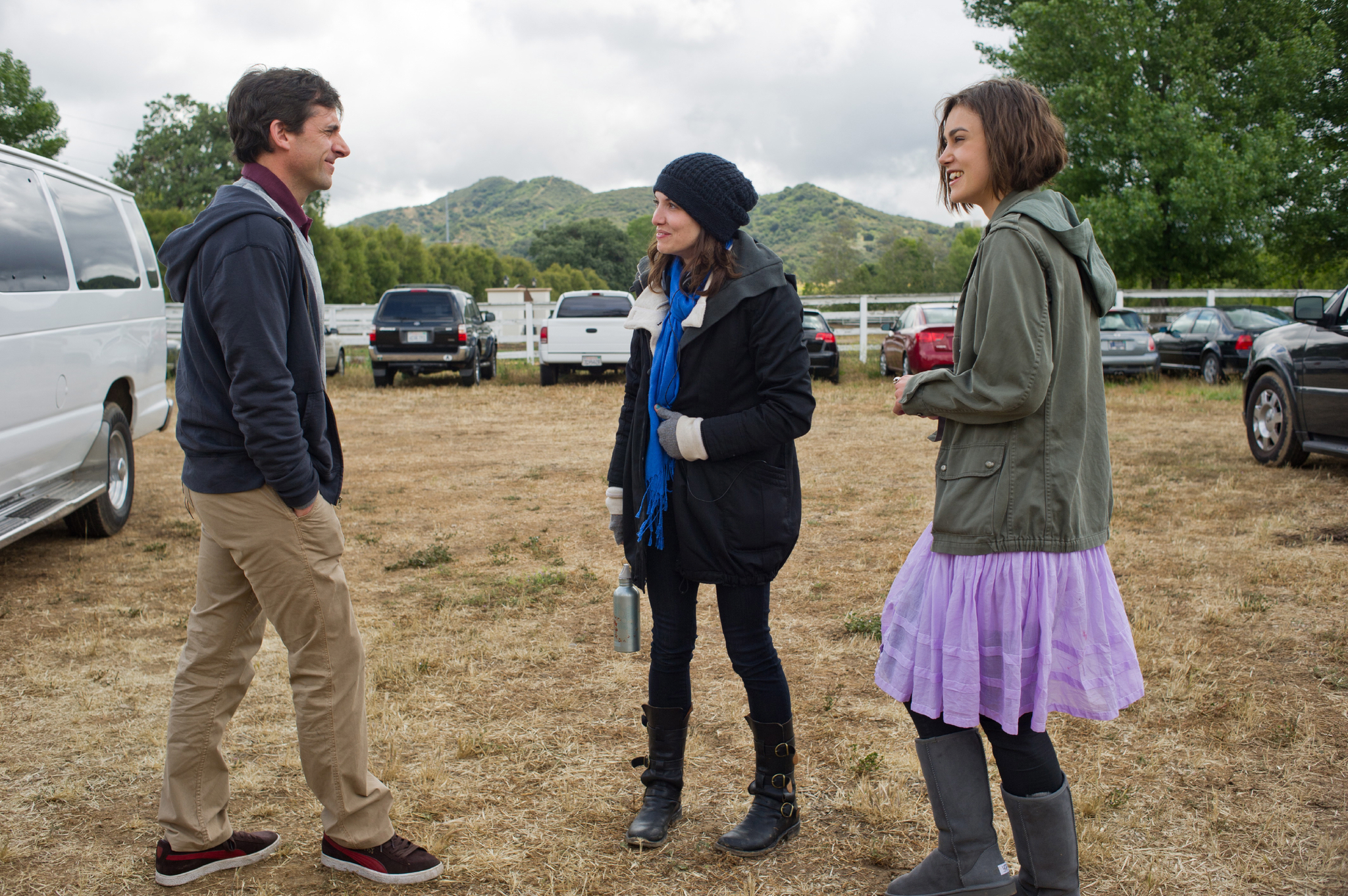 Still of Steve Carell, Keira Knightley and Lorene Scafaria in Kartu iki pasaulio pabaigos (2012)