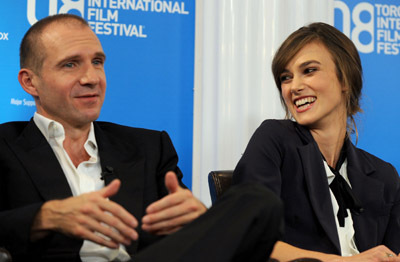 Ralph Fiennes and Keira Knightley at event of The Duchess (2008)