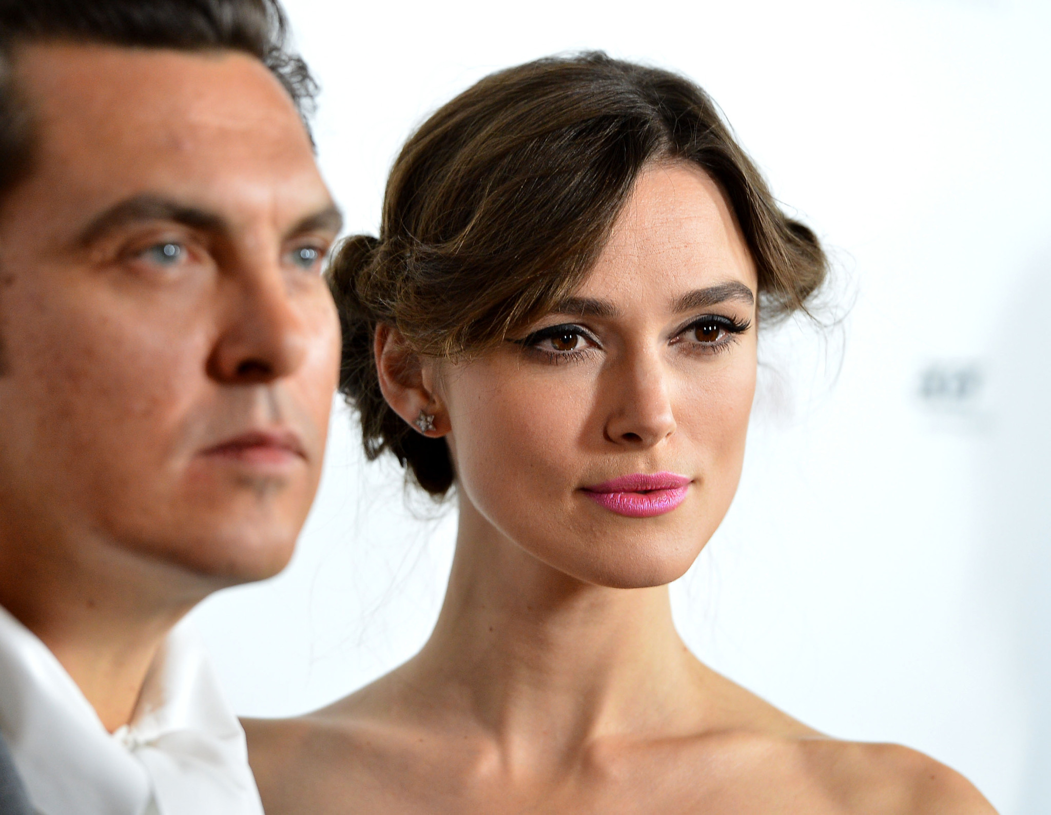 Keira Knightley and Joe Wright at event of Anna Karenina (2012)