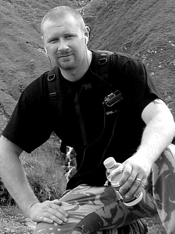 Climbing Ben Nevis in Scotland. 