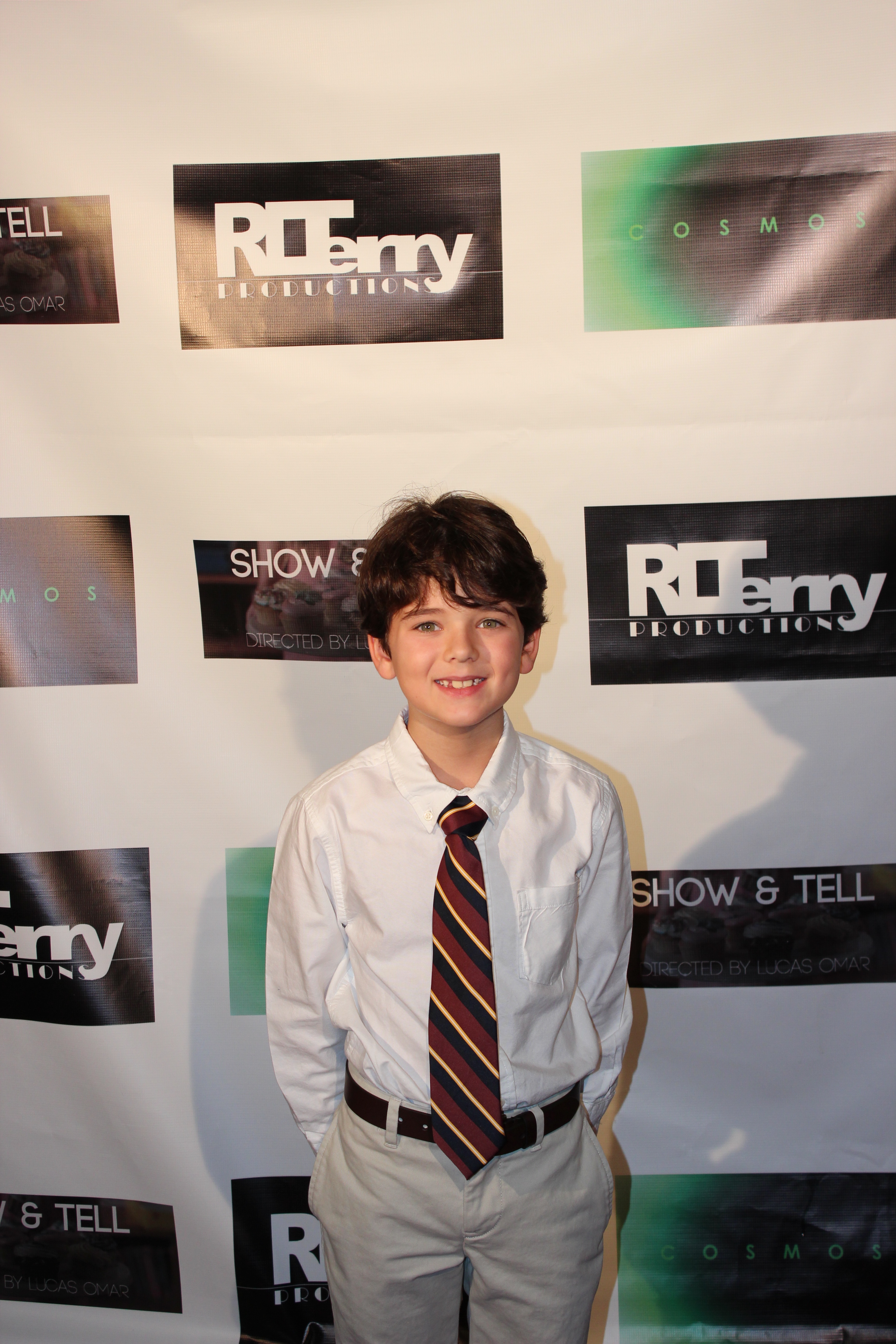 Jackson at the premier of Show and Tell.