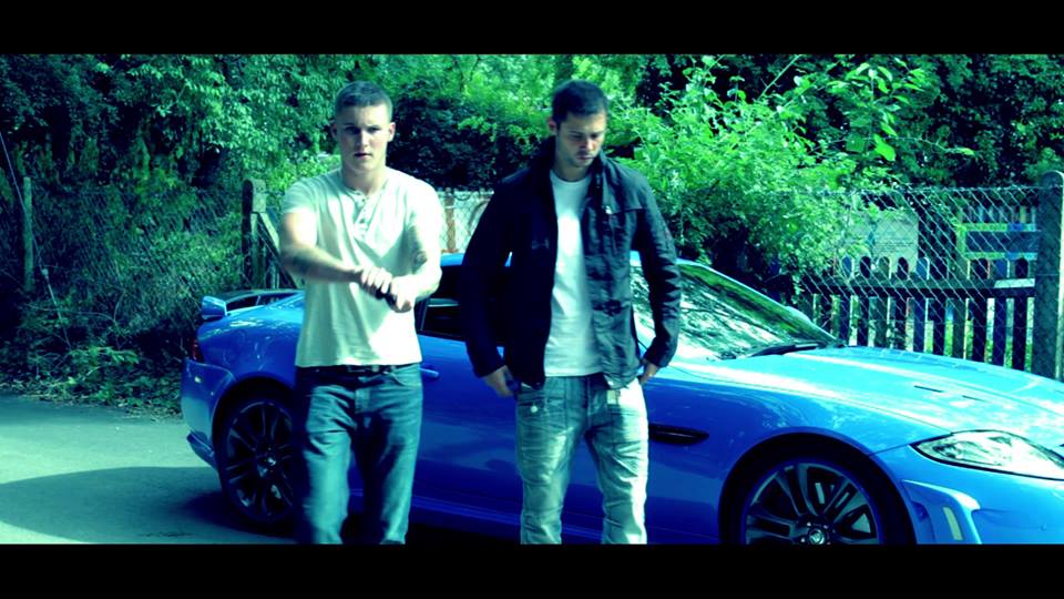 Jack Gover with fellow actor Mikey mcallen in 'out for revenge' - 2013