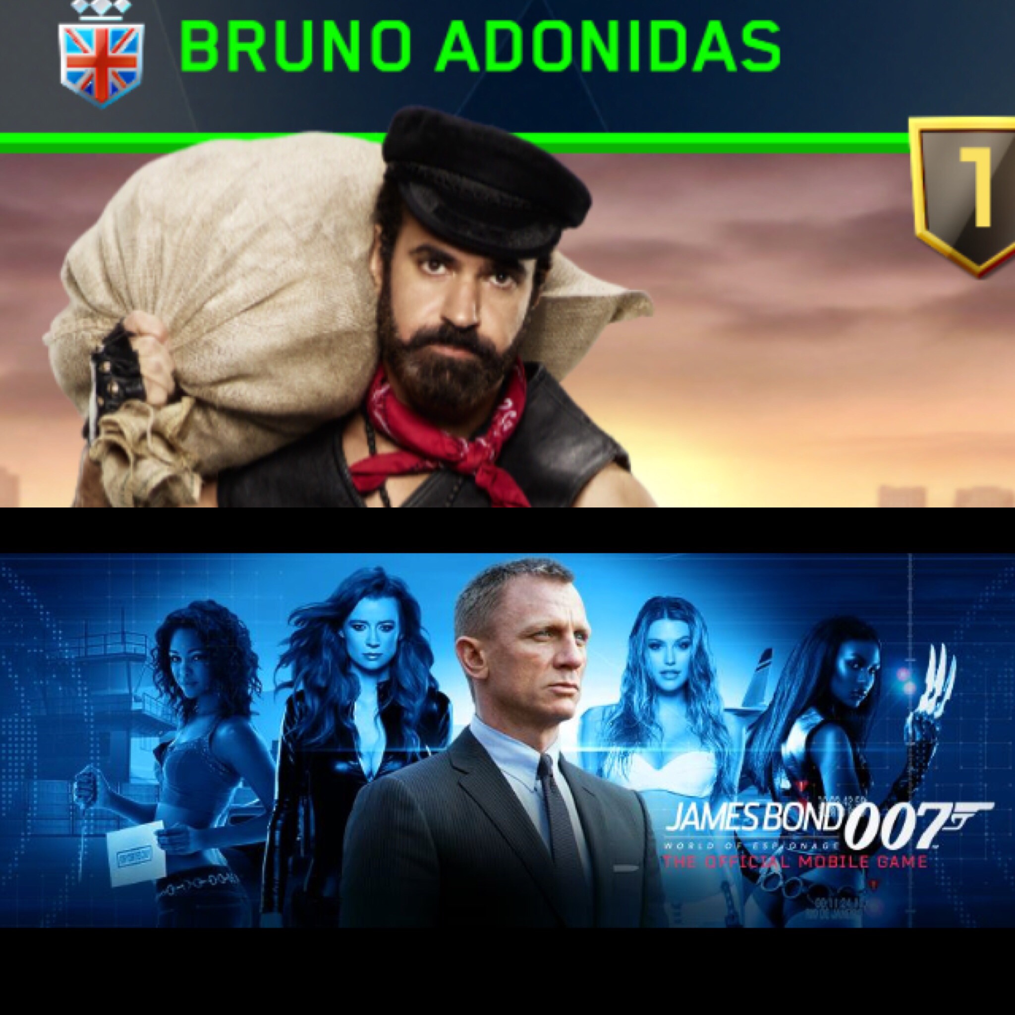 The New James Bond game The Greek Sailor: Bruno Adonidas