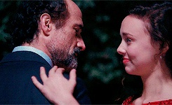 Lexi Olinsky and her dad Detective Alvin Olinsky (Played by Alina Jenine Taber and Elias Koteas)