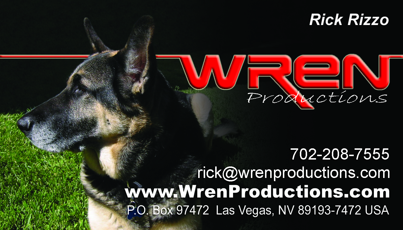 My business Card, named my company after my baby Wren. She was my companion and best friend.