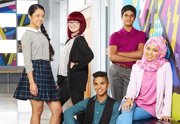 Soma Bhatia (far right) with the rest of the new Degrassi:Next Class cast