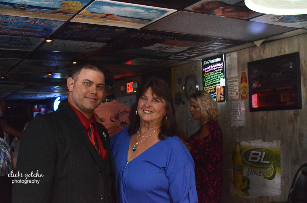 Brenda Moss-Clifton w/ Lucas Cardona (cast) Oct 2015 At the premier of the movie The Trailer Bar Book Club; inside The Trailer Bar, Surf City, NC