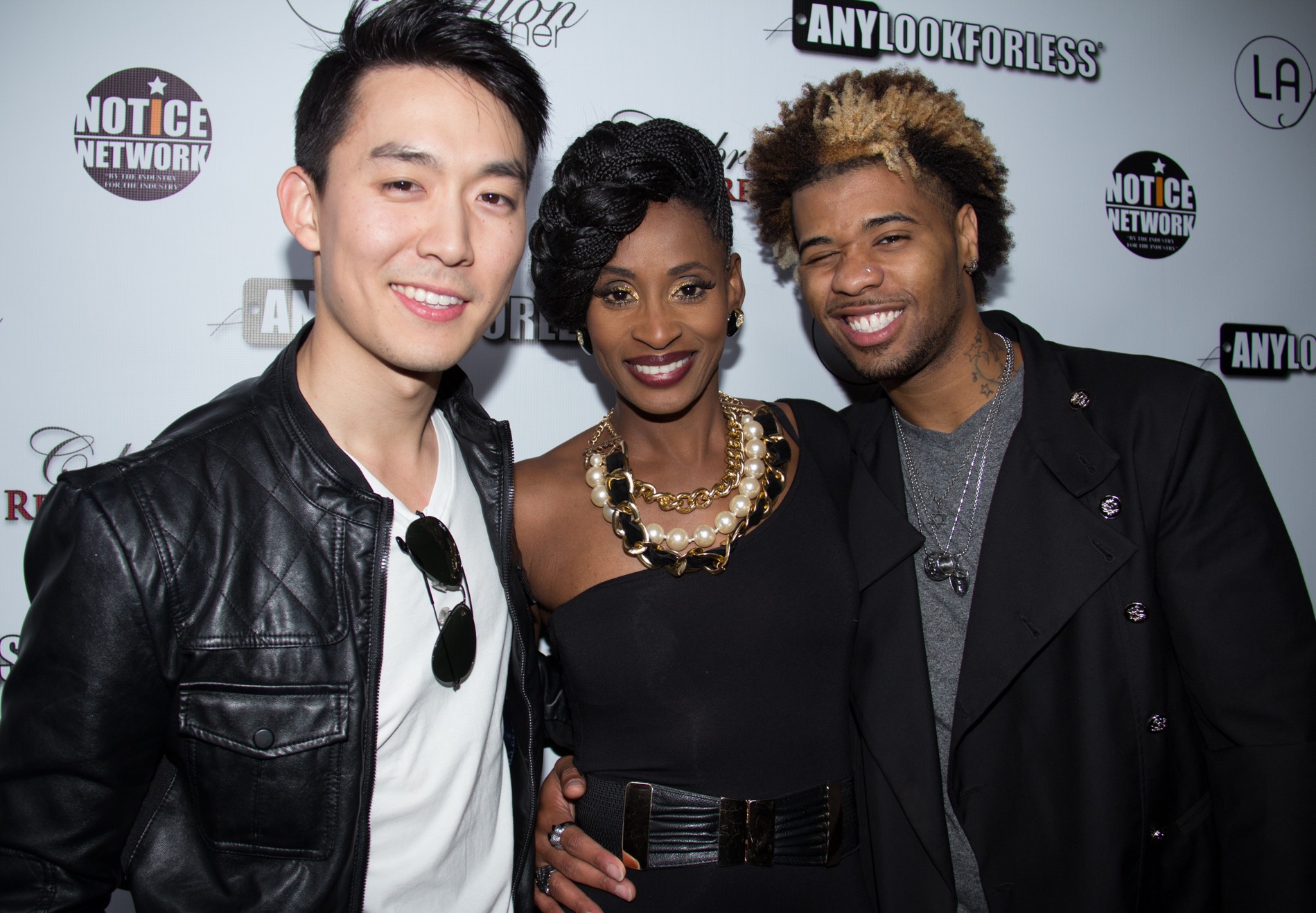 Dior C. Choi, Latricia Renee Price, Cori Sims (from left to right) at the event of American Music Awards VIP Afterparty Sofitel (2014)