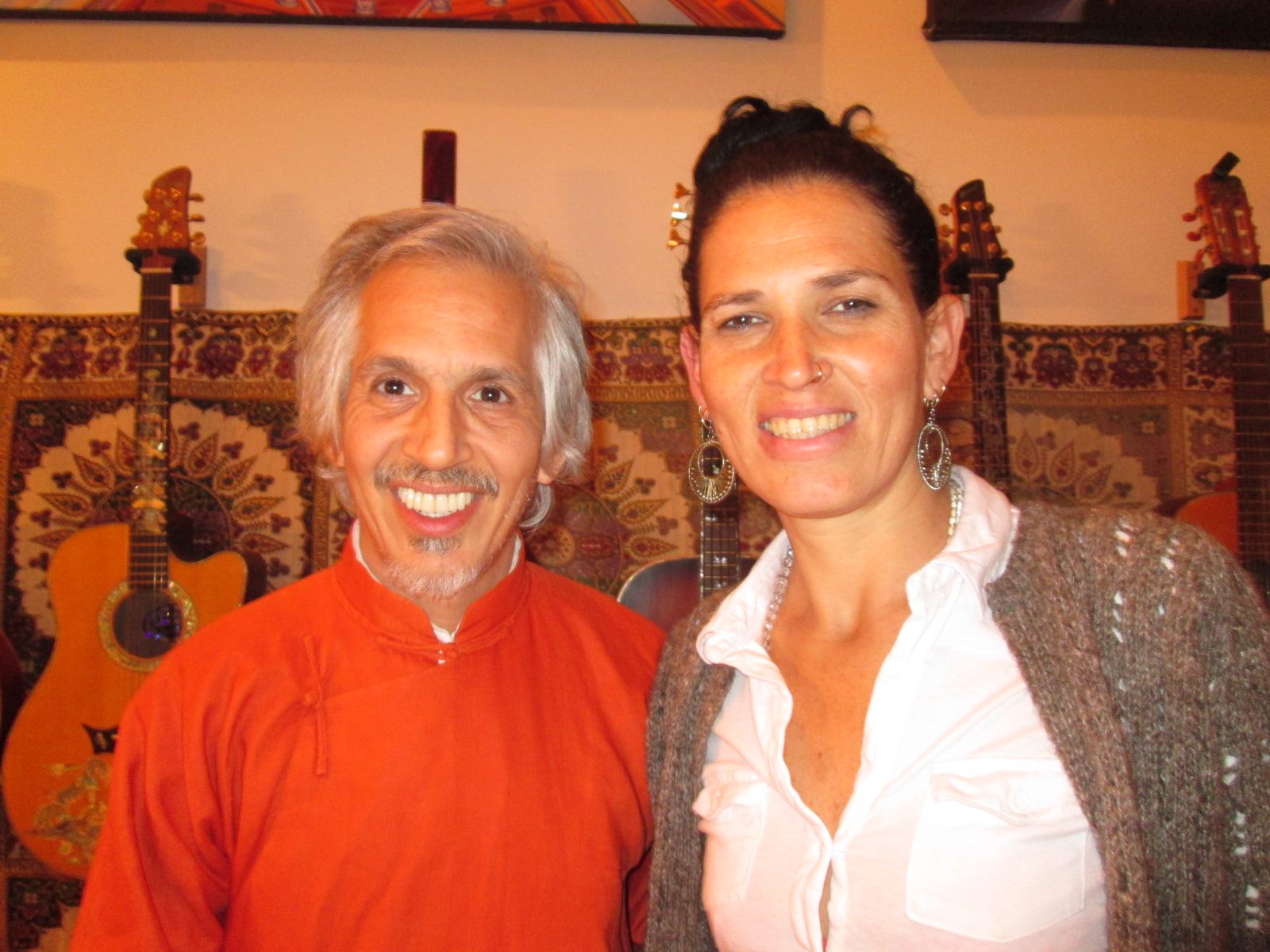 Mira Arad with the well-known musician Jah Levi, SF (US)