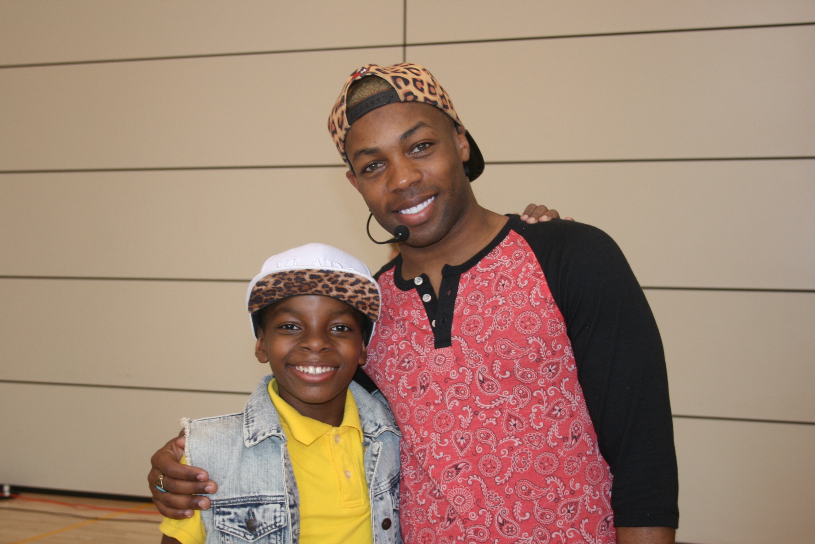 Will with Todrick Hall on the set of Kid's Choice Awards 2014!