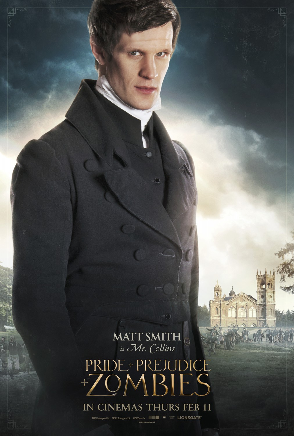 Matt Smith in Pride and Prejudice and Zombies (2016)