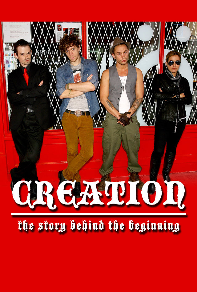 Christopher Rithin, Chris Wild, Tara O'Hagan and Ryan O'Donnell in Creation: The Story Behind the Beginning (2010)