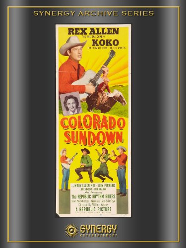 Slim Pickens, Rex Allen, Mary Ellen Kay and Koko in Colorado Sundown (1952)