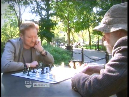 Bill plays chess with Conan and wins