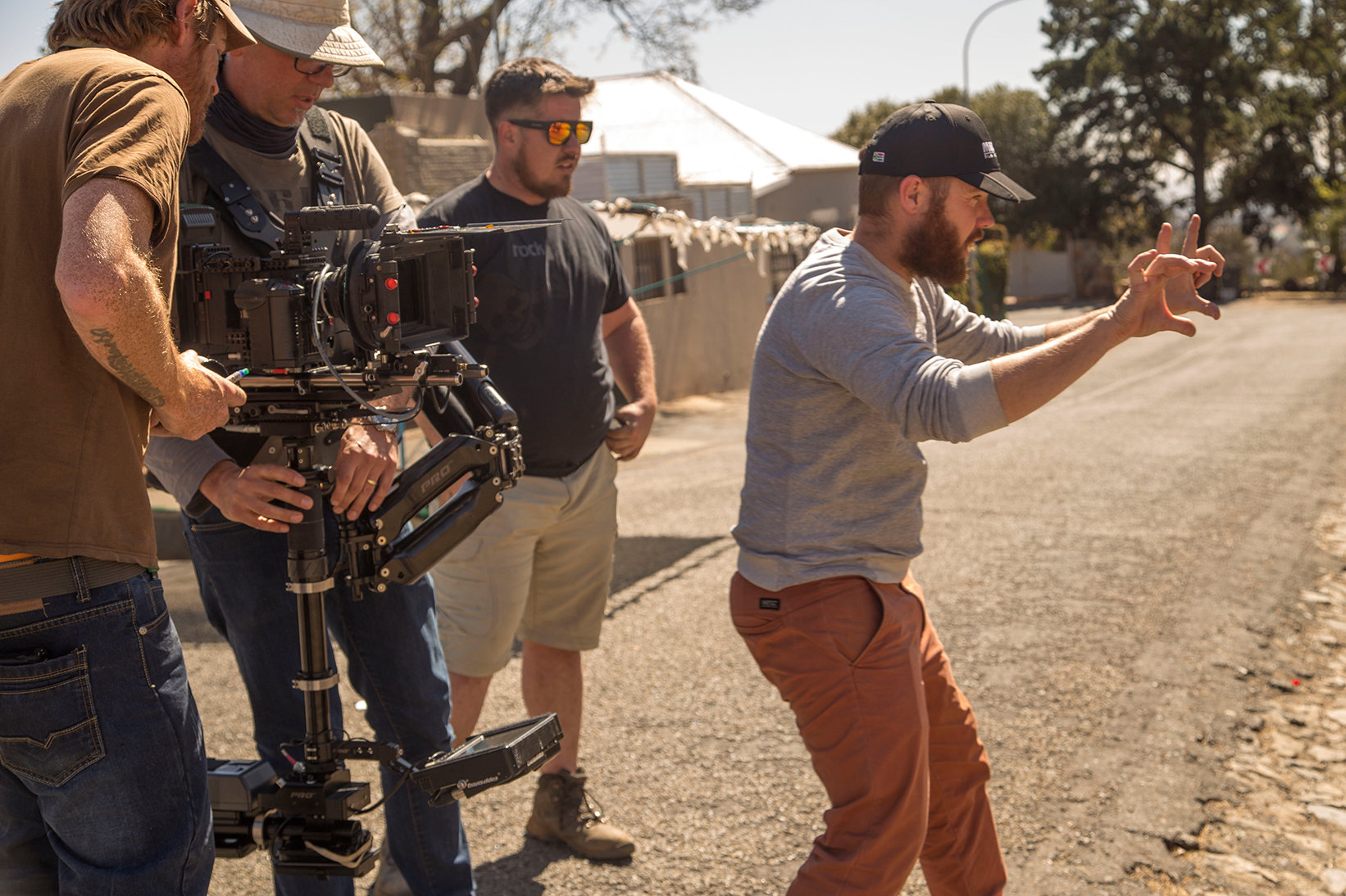 Still of Trevor Calverley, Chris Vermaak, Riaan Hanekom and Jacob Lee Dean in Lord Jones Is Dead (2015)