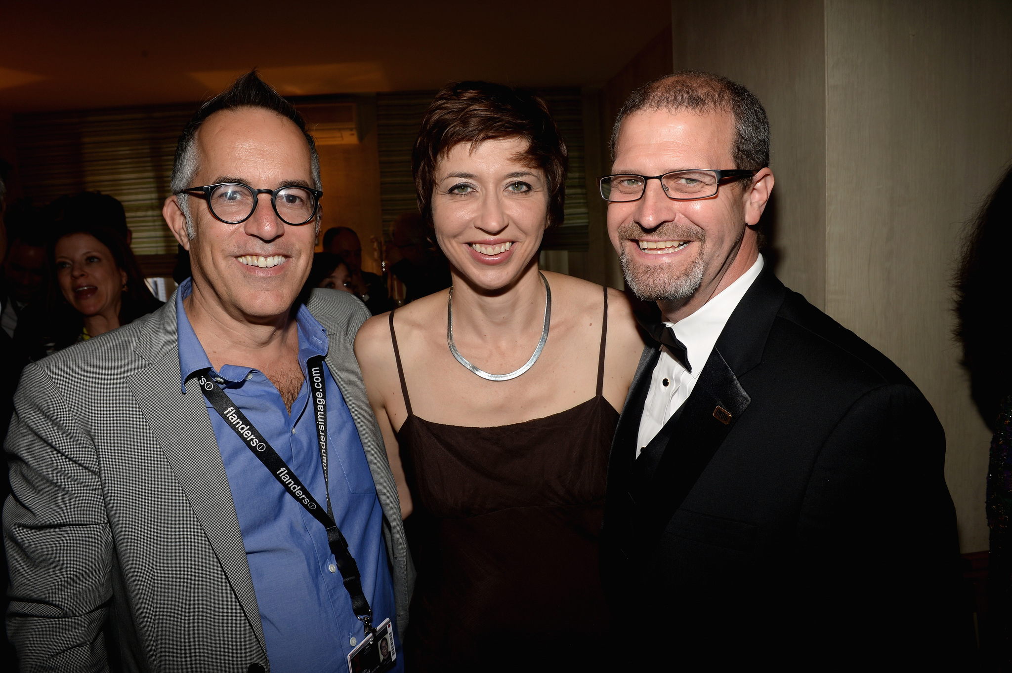 Sundance Film Festival's John Cooper, indieWIRE's Dana Harris and IMDb's Keith Simanton attend the IMDB's 2013 Cannes Film Festival Dinner Party during the 66th Annual Cannes Film Festival at Restaurant Mantel on May 20, 2013 in Cannes, France.