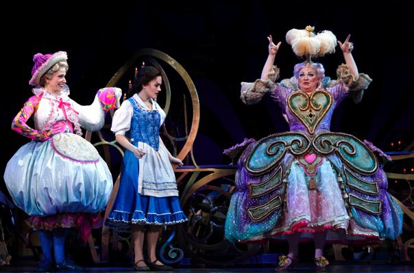 Sabina Petra as Mrs. Potts in the National Tour of Beauty and the Beast