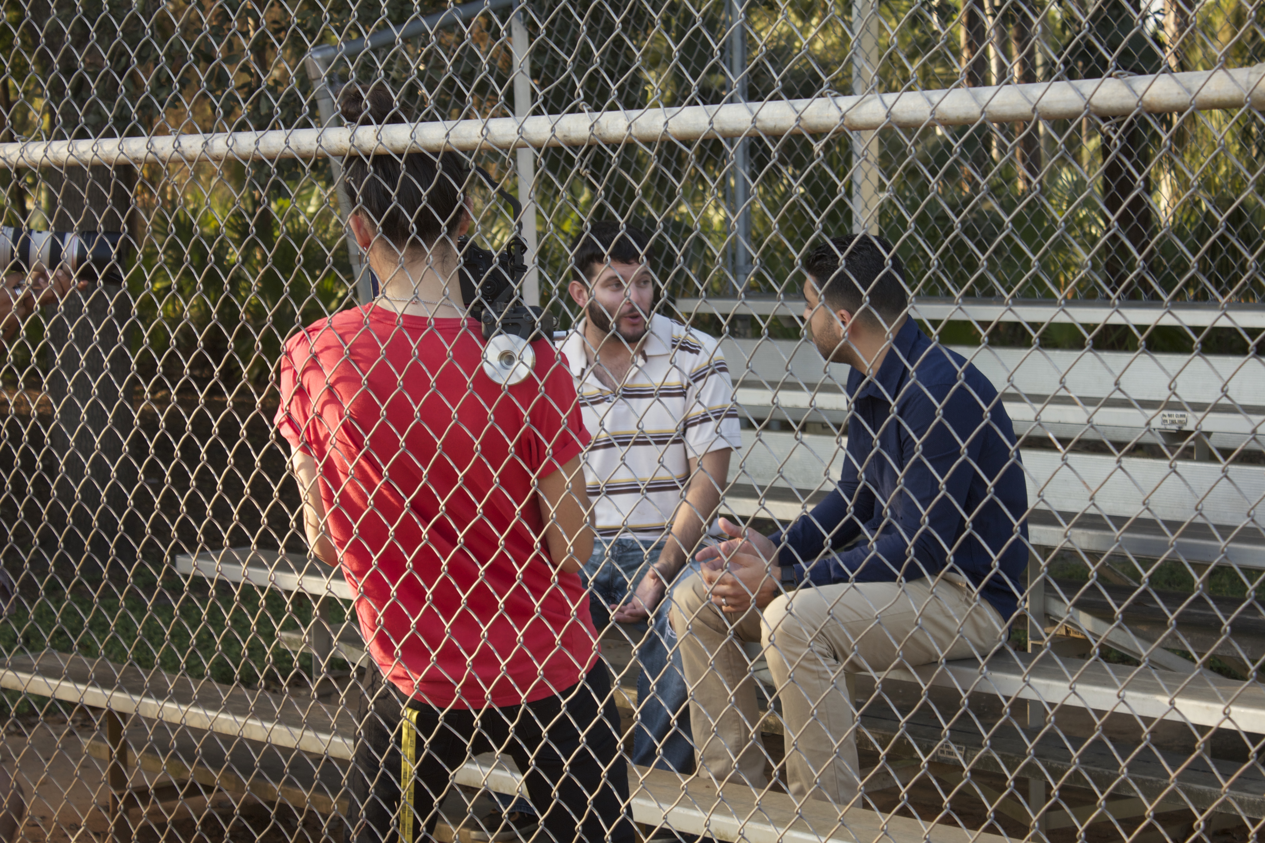 Alberto Delgado, Jr. talks with Tony Grandson regarding helping Tony accomplishing his goals in life.