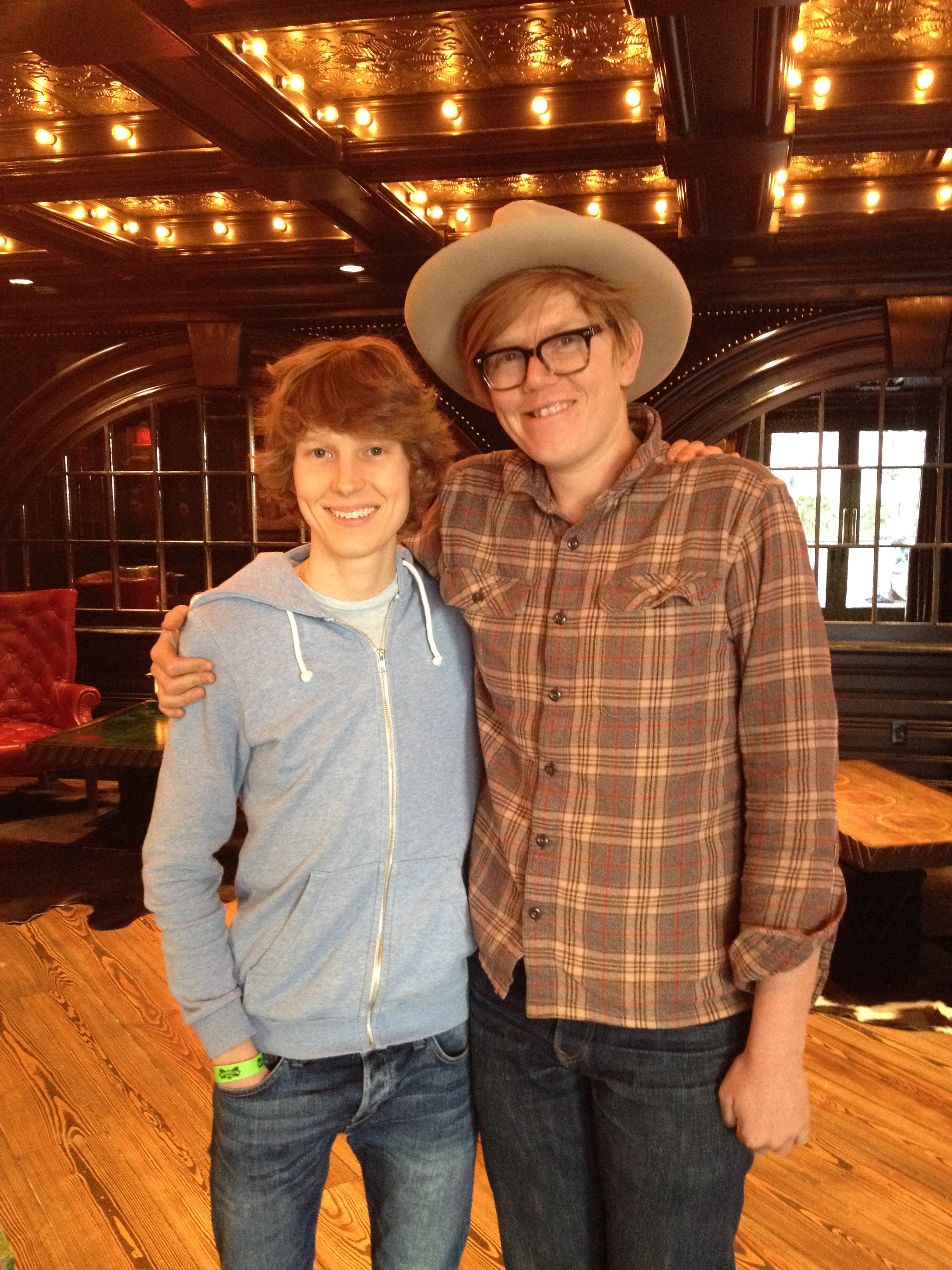 The most recent visit with my biggest musical influence Brett Dennen. At the Brooklyn Bowl in Las Vegas.